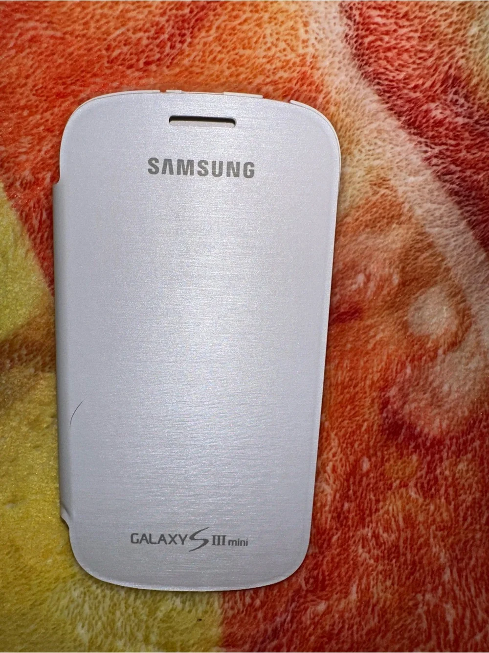 Samsung White Flip Cover for Galaxy S III Mini